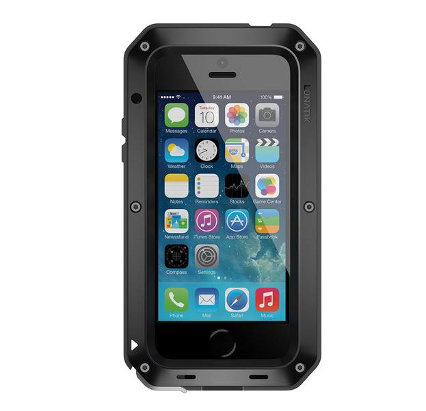 

Черный противоударный чехол для iPhone 5/5s Lunatik Taktik Strike