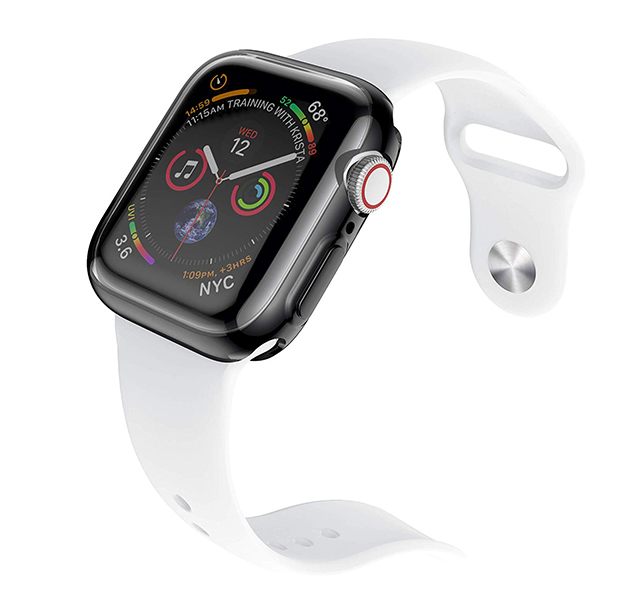 

Черный силиконовый чехол для Apple Watch 40 mm