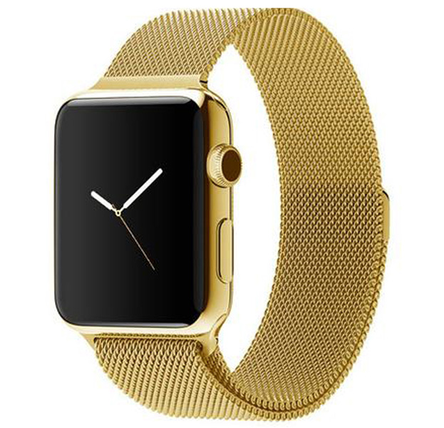 

Металлический ремешок Milanese Band для Apple Watch 38/40 mm золотой