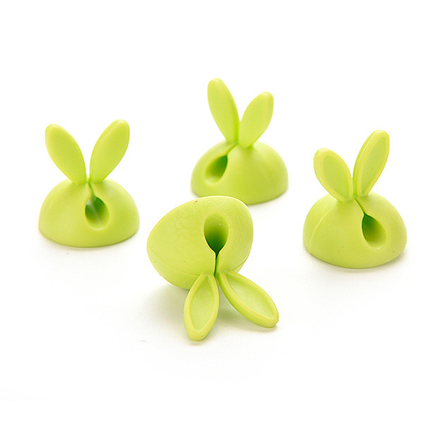

Держатели для проводов на липучке 6в1 Rabbit (Зеленый)