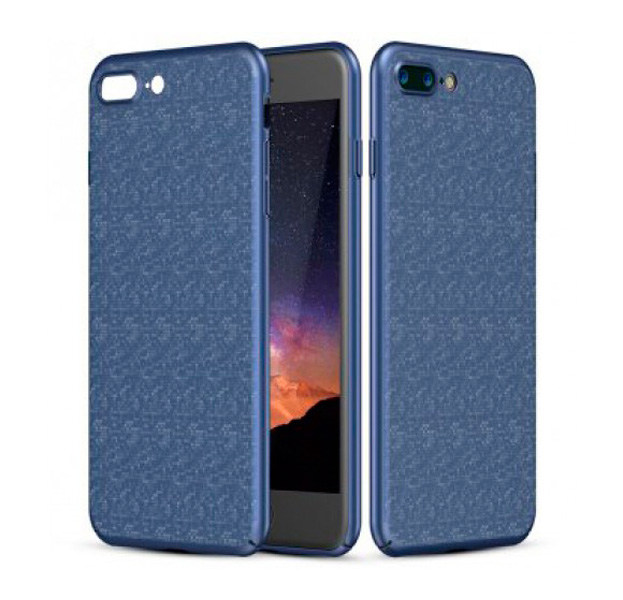 

Темно-синий чехол-накладка для iPhone 7/8 Plus Baseus Plaid Case