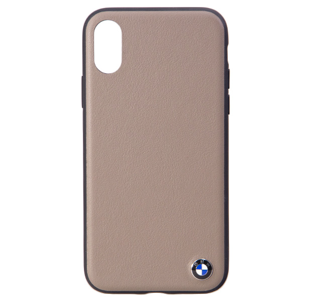 

Коричневый кожаный чехол для iPhone X/XS BMW Leather Case