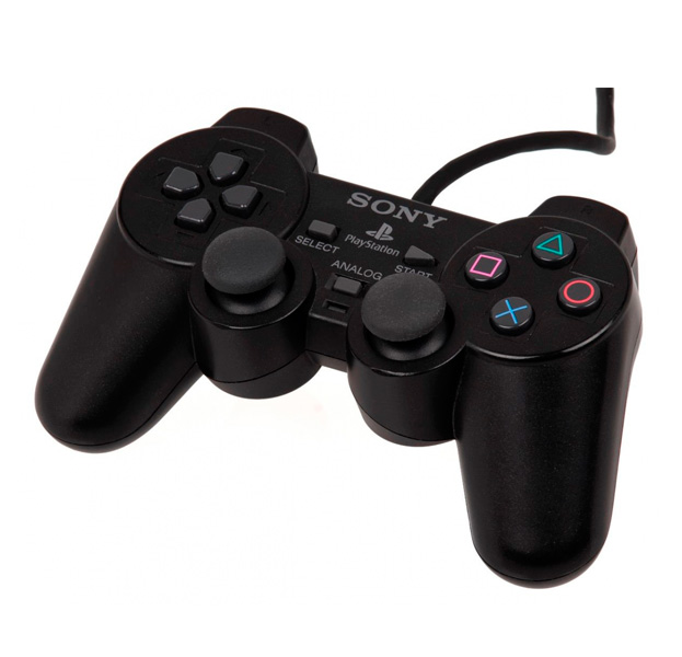 

Черный проводной джойстик Dualshock 2 для Sony Playstation 2
