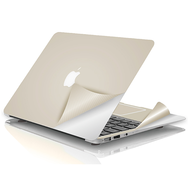 

Набор защитных наклеек WiWU для Macbook Air 13 5-in-1 Nano Body Guard Champaign Gold