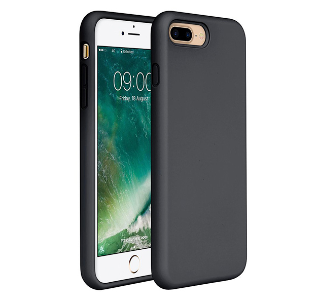 

Черный чехол-накладка для iPhone 7/8 Plus Matte Rubber Case