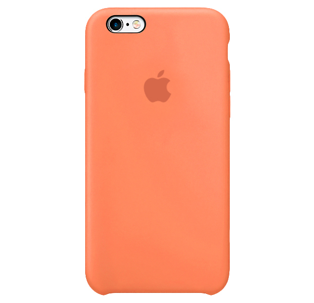 

Лососевый силиконовый чехол для iPhone 6/6S Silicone Case, Оранжевый