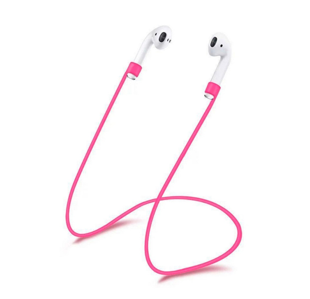 

Розовый силиконовый держатель для AirPods Earphone Strap