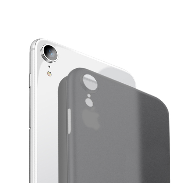 

Черный полупрозрачный ультратонкий чехол для iPhone XR Thin Case