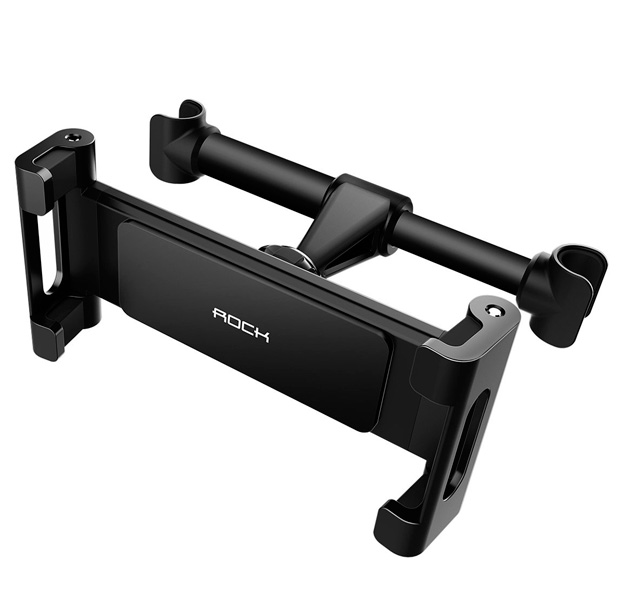 

Черный автодержатель для планшета с креплением на подголовник Rock Car Headrest Mount (Universal)