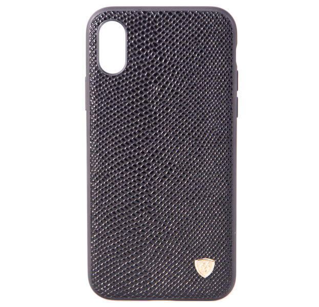 

Черный чехол-накладка для iPhone X/XS Yesido Leather