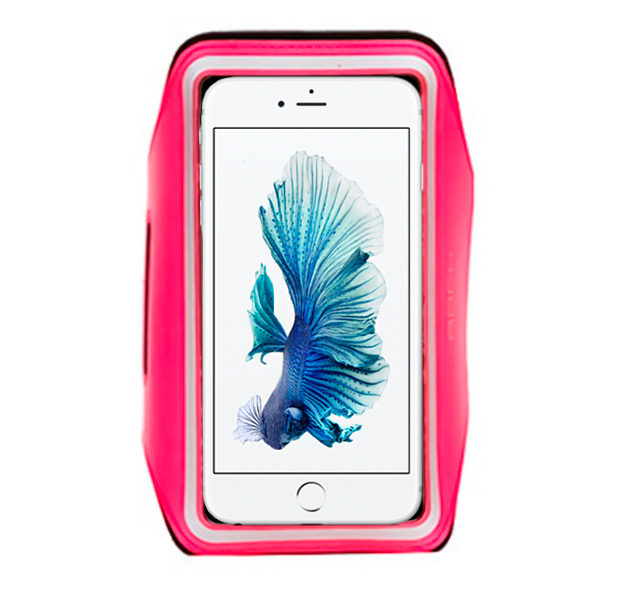 

Розовый спортивный чехол на руку для iPhone 5,5 Rock Slim Sport Armband