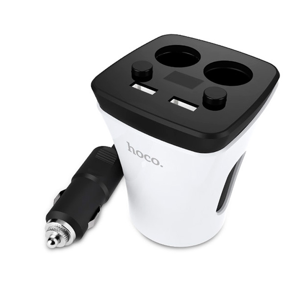 

Автомобильное зарядное устройство в прикуриватель 2АЗУ+2USB Hoco Z11