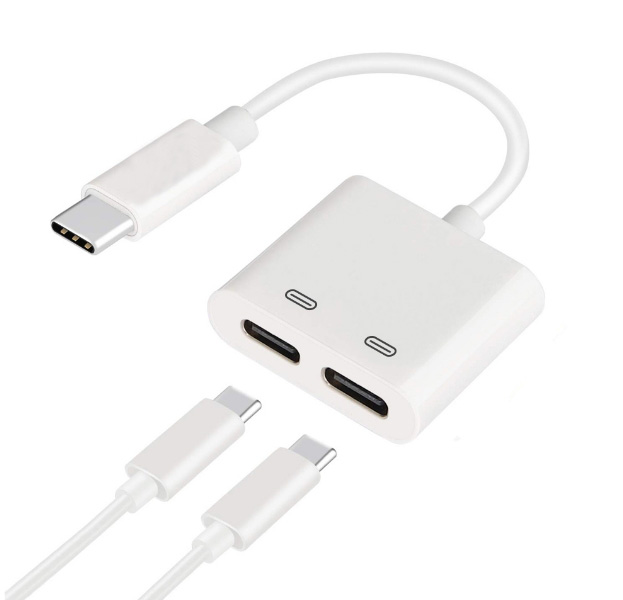 

Переходник для Macbook Type-C to 2xType-C