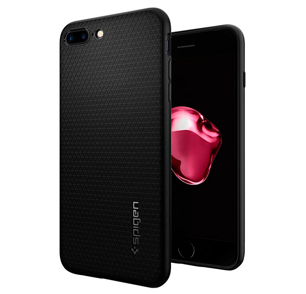 

Черный чехол-накладка для iPhone 7/8 Plus Spigen Liquid Air
