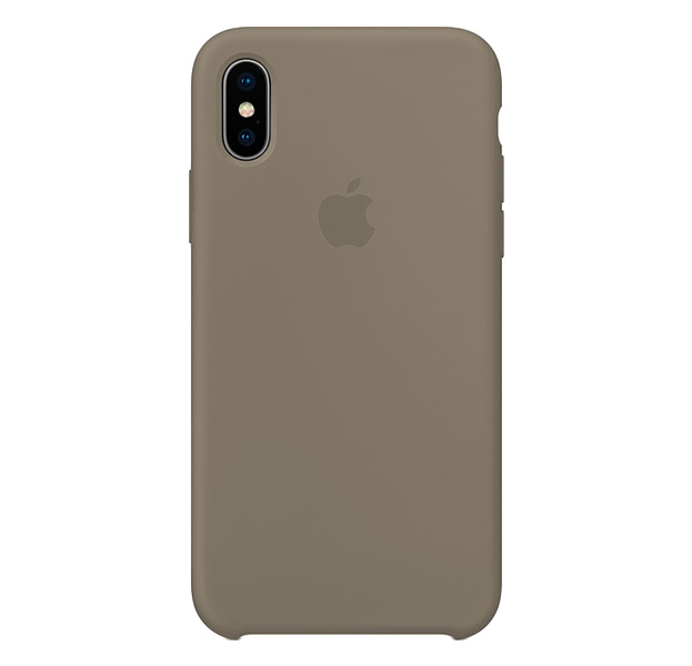 

Серый силиконовый чехол для iPhone X/XS Silicone Case