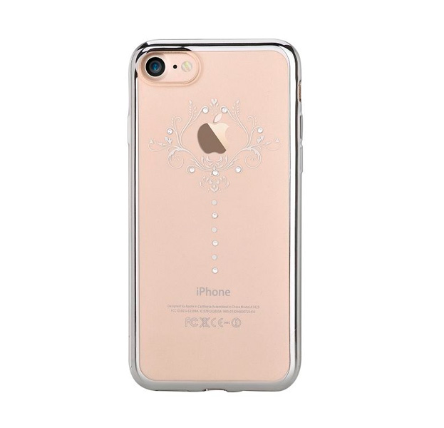 

Прозрачный силиконовый чехол для iPhone 7/8 Devia Crystal Iris Silver, Серебристый