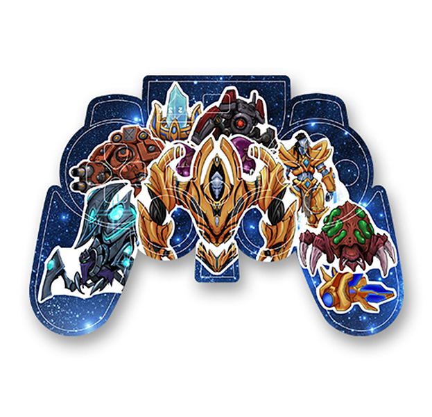 

Наклейка на джойстик PS3 "StarCraft"