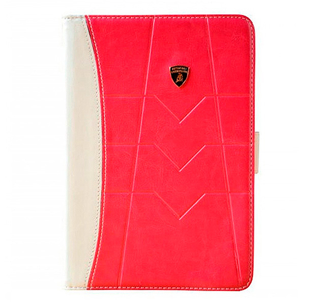 

Чехол-книжка для iPad Mini Lamborghini Pink/White, Белый