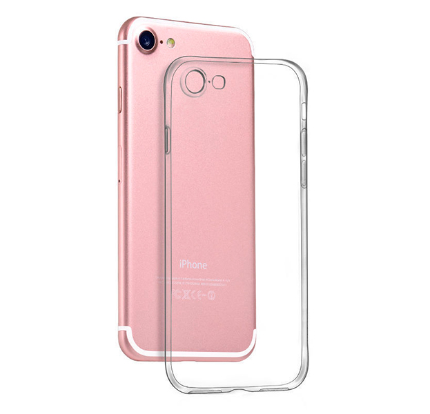 

Прозрачный силиконовый чехол для iPhone 7/8 Transparent Brauffen Case