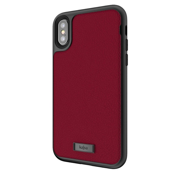 

Чехол-накладка для iPhone X/XS Kajsa Luxe Collection Burgundy, Бордовый