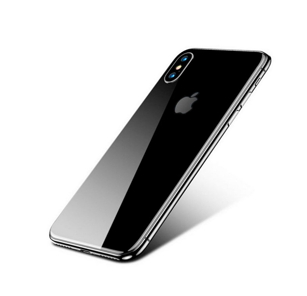

Черное защитное стекло на заднюю крышку для iPhone X/XS Screen Protector