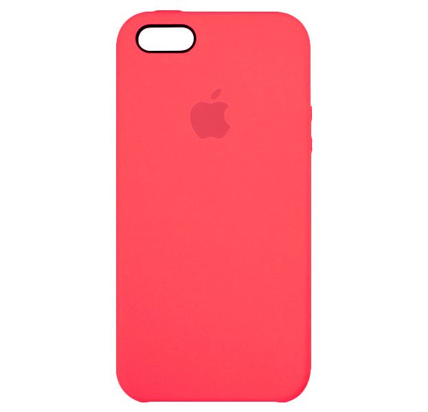 

Светло-красный силиконовый чехол для iPhone 5/5S/SE Silicone Case