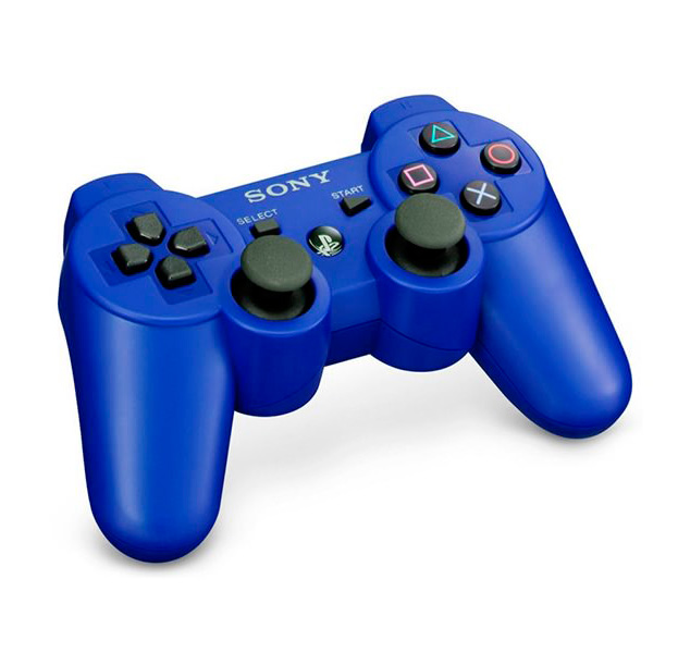 

Синий беспроводной джойстик Dualshock 3 для Sony Playstation 3