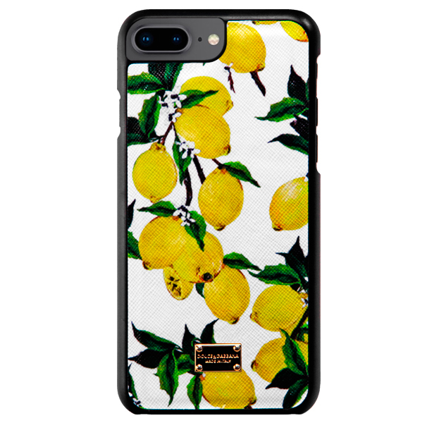 

Чехол-накладка для iPhone 7/8 Plus Lemon Collection Zitrone White, С рисунком