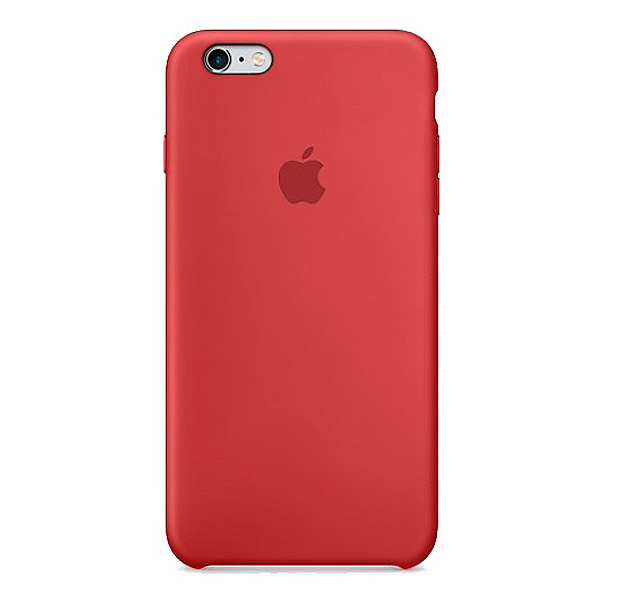 

Светло-красный силиконовый чехол для iPhone 6/6S Silicone Case