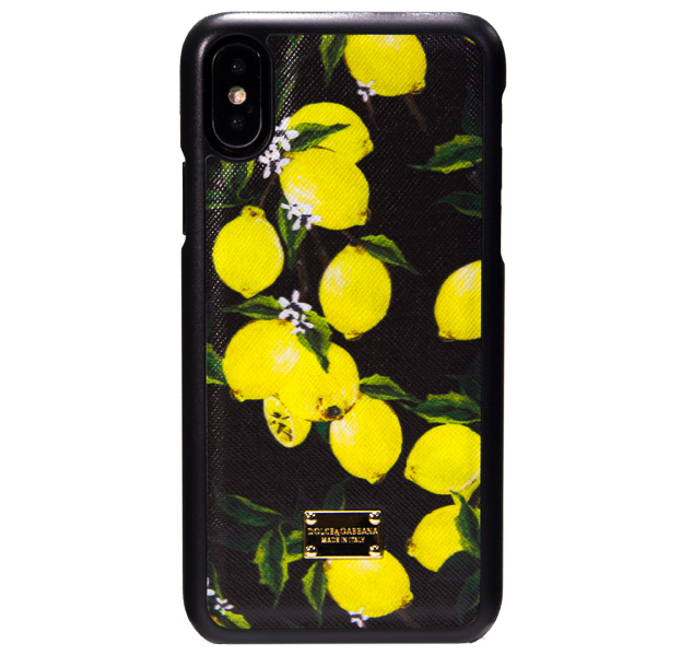 

Чехол-накладка для iPhone X/XS Lemon Collection Zitrone Black, С рисунком