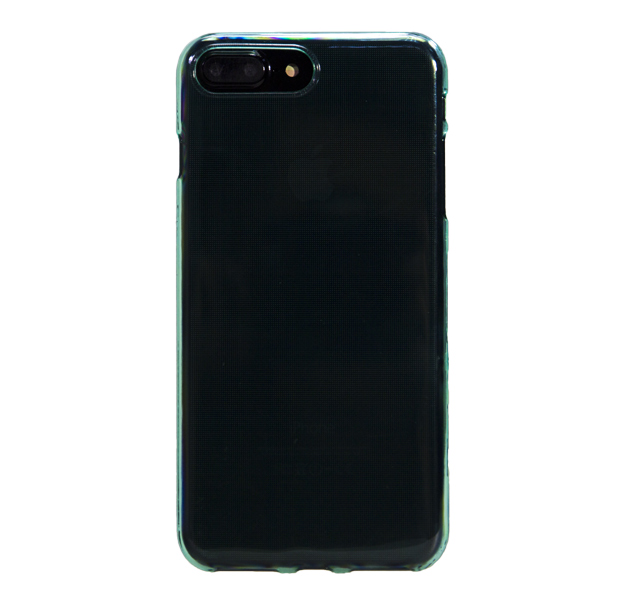 

Мятный силиконовый чехол-накладка для iPhone 7/8 Plus Rainbow Case, Полупрозрачный