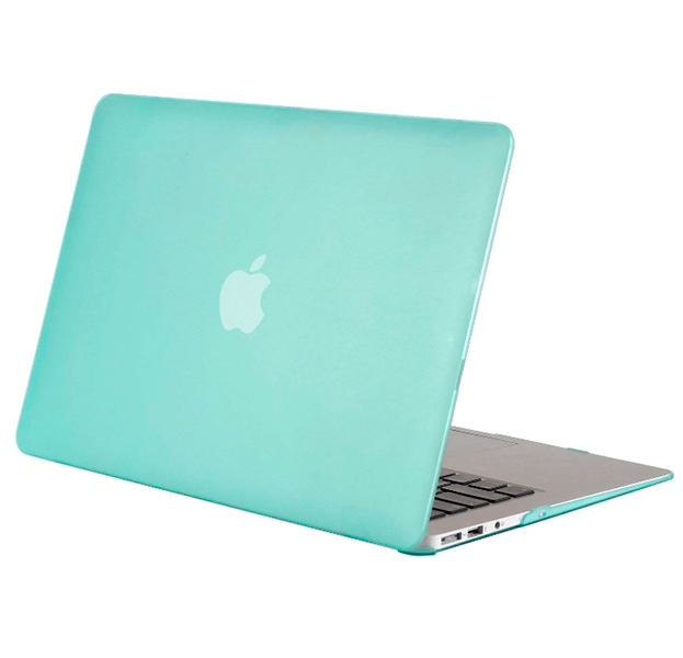 

Зеленая пластиковая накладка для Macbook Air 11", Зеленый