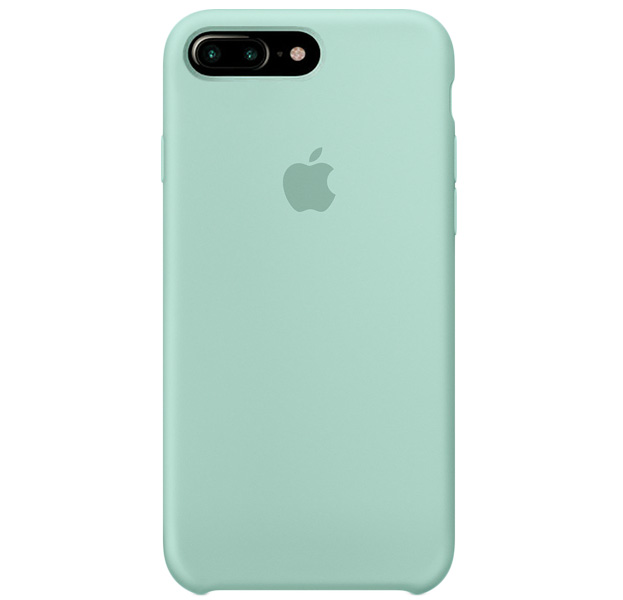 

Нежно-мятный силиконовый чехол для iPhone 7/8 Plus Silicone Case, Бирюзовый