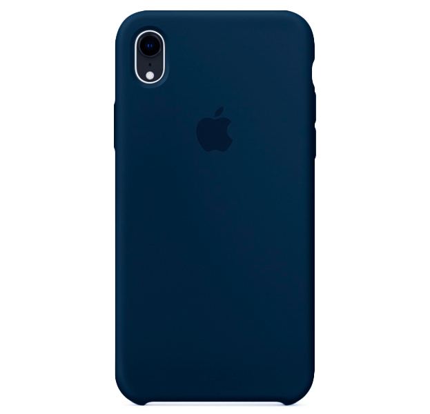 

Силиконовый чехол цвета морской волны для iPhone XR Silicone Case, Синий