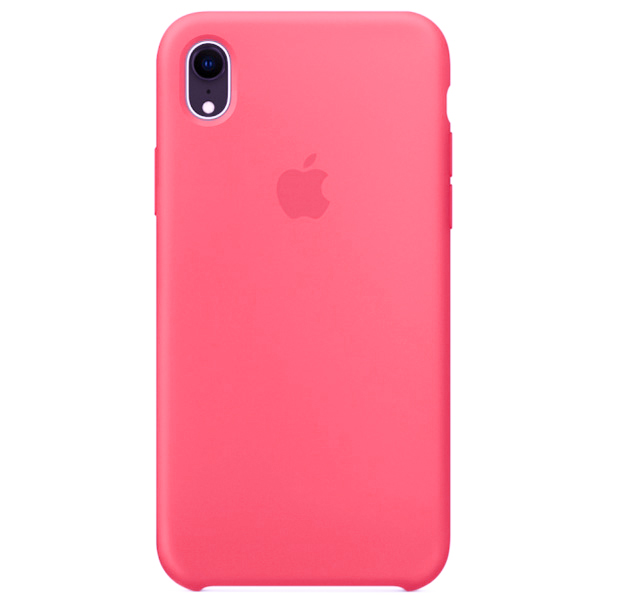 

Ярко-розовый силиконовый чехол для iPhone XR Silicone Case
