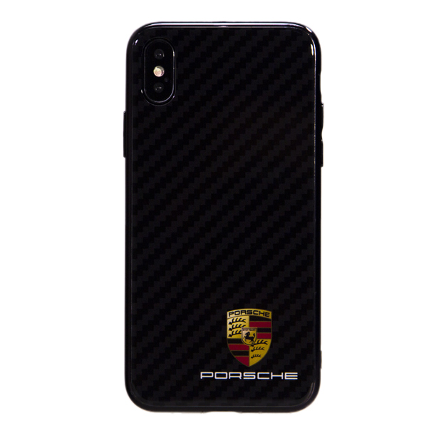 

Чехол-накладка для iPhone X/XS Car Series Porsche, Черный