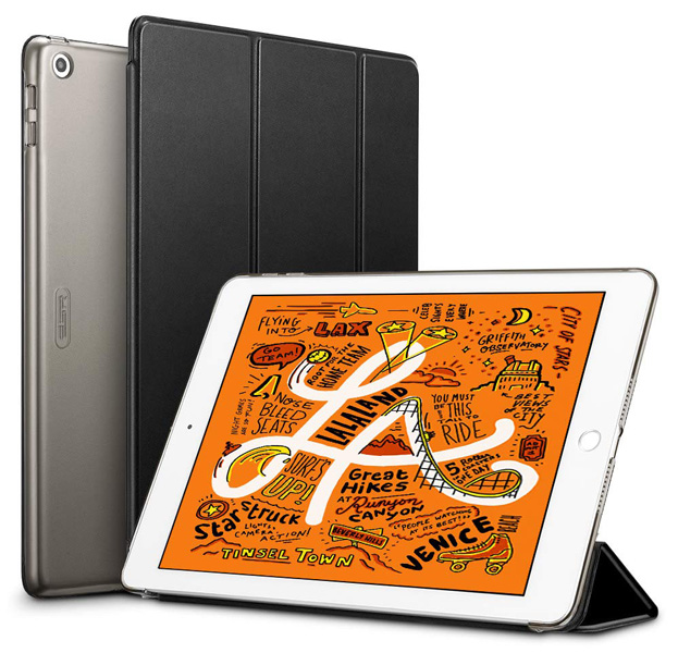 

Черный чехол-книжка для iPad Mini 5 ESR Hues Yippee Series
