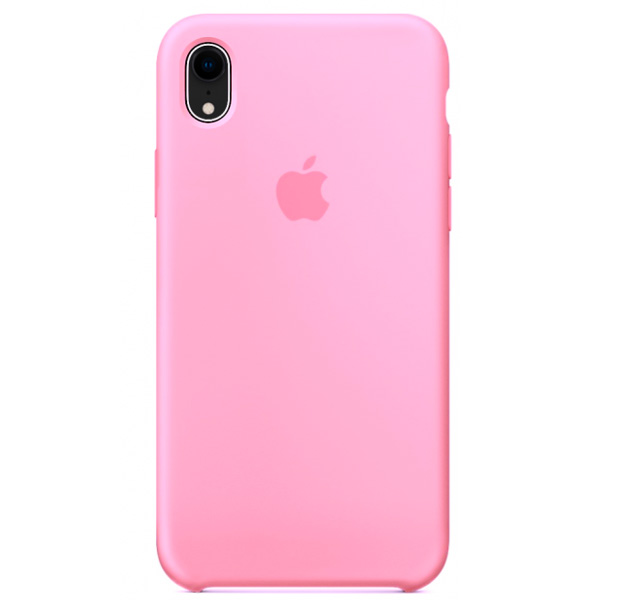 

Силиконовый чехол цвета Bubble Gum для iPhone XR Silicone Case, Розовый