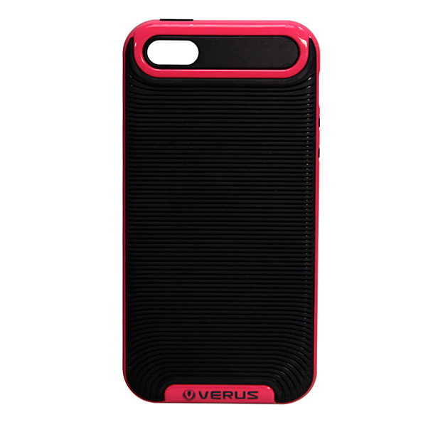 

Розовый противоударный чехол для iPhone 5/5s Verus Crucial Bamper