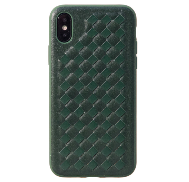 

Кожаный чехол-накладка для iPhone X/XS Remax Creative Green, Зеленый