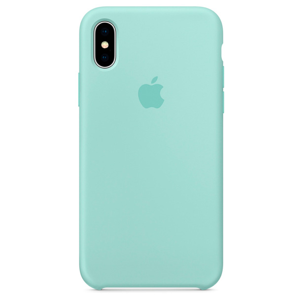 

Бирюзовый силиконовый чехол для iPhone X/XS Silicone Case