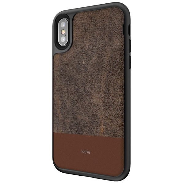 

Чехол-накладка для iPhone X/XS Kajsa Vintage Collection Light Brown, Коричневый