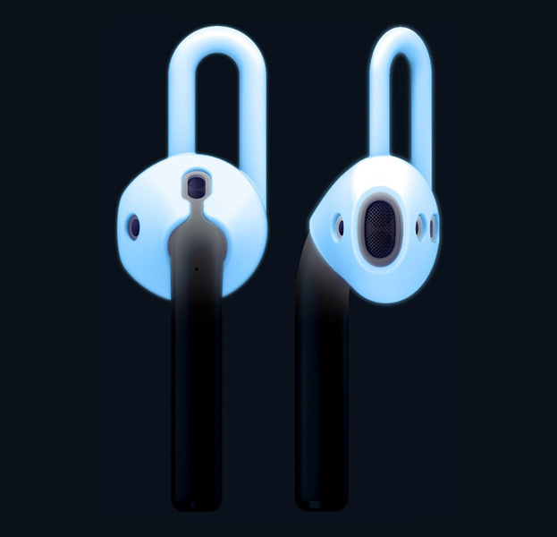 

Светящееся в темноте крепление в ухо для AirPods EarPads Elago