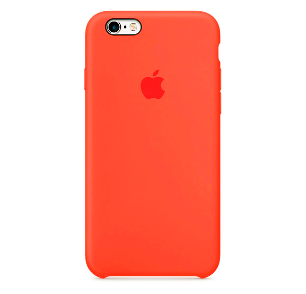 

Морковно-оранжевый силиконовый чехол для iPhone 6/6S Silicone Case