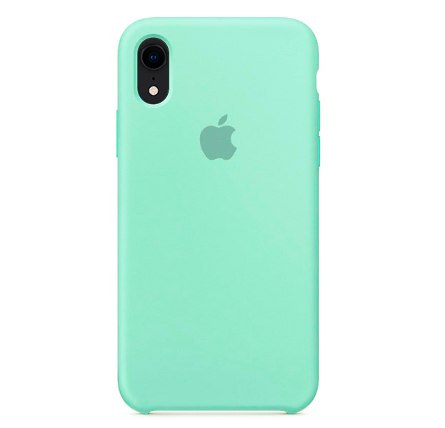 

Аквамариновый силиконовый чехол для iPhone XR Silicone Case, Бирюзовый