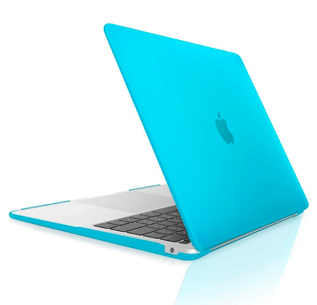 

Голубая пластиковая накладка для Macbook Air 13 2018 Hard Shell Case