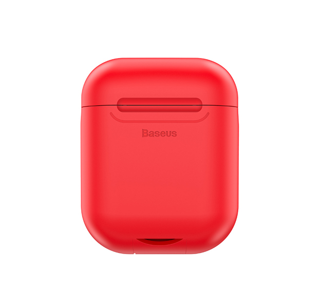 

Красный силиконовый чехол для Apple Airpods Baseus Wireless Charger Case