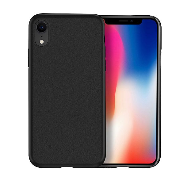 

Полупрозрачный черный чехол-накладка для iPhone XR Hoco Fascination Series