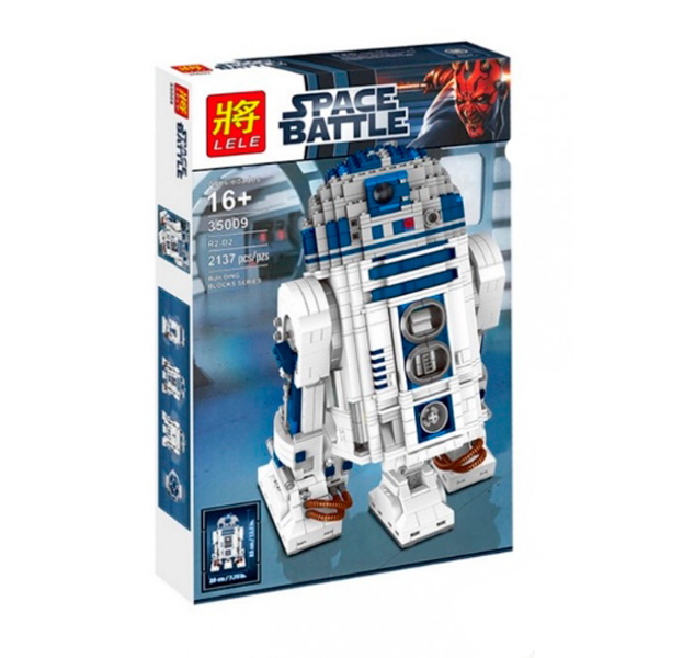 

Конструктор Lele Star Wars Робот R2-D2 Collector's 35009 2137 дет.