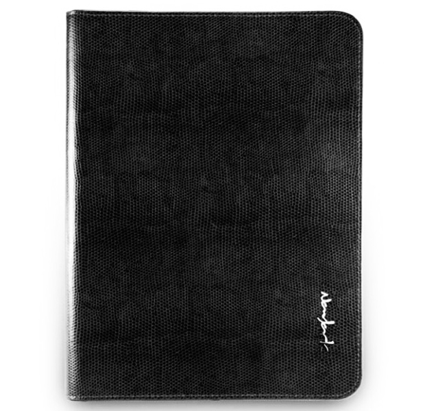 

Черный кожаный чехол-папка для iPad 2/3/4 Navjack Vellum Case